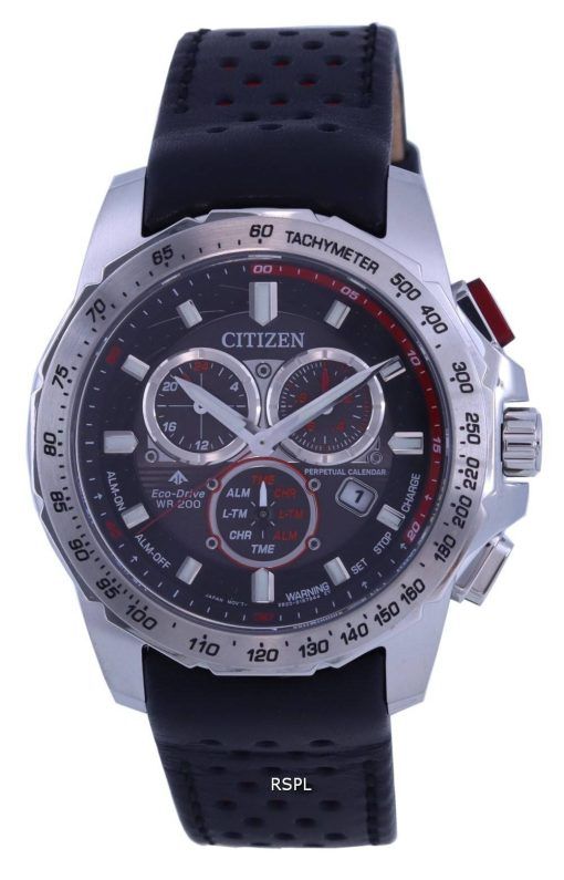 Citizen Promaster MX Chronograph Black Dial Eco-Drive BL5570-01E 200M Mens Watch