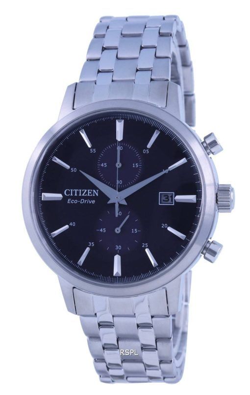 Citizen Classic Chronograph Black Dial Stainless Steel Eco-Drive CA7060-88E Mens Watch