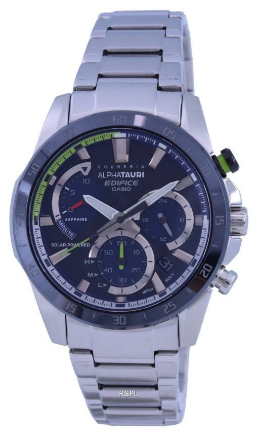 Casio Edifice Scuderia AlphaTauri Limited Edition Chronograph Solar EFS-S580AT-1A EFSS580AT-1 100M Mens Watch