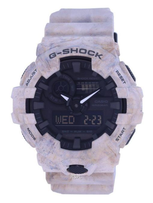 Casio G-Shock Utility Wavy Marble World Time Analog Digital GA-700WM-5A GA700WM-5 200M Mens Watch