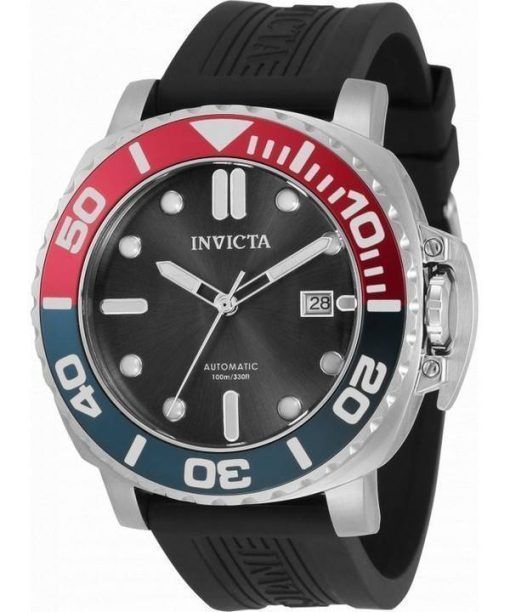 Invicta Pro Diver Black Dial Two Tone Stainless Automatic 34317 100M Mens Watch