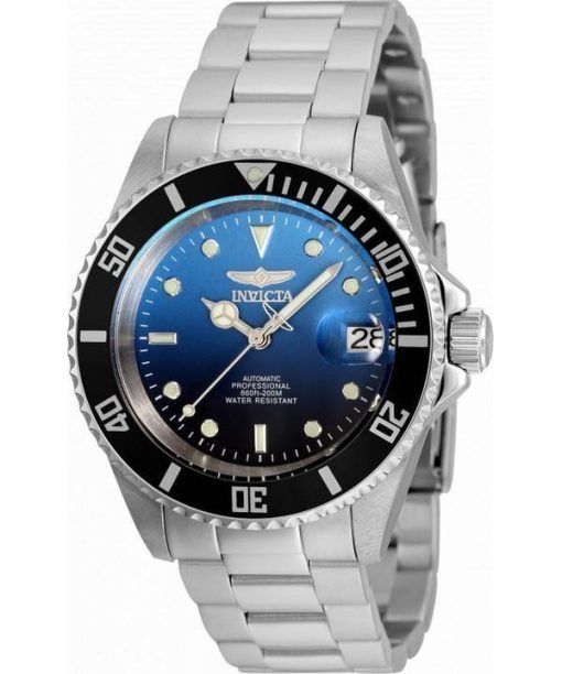 Invicta Pro Diver Blue Dial Stainless Steel Automatic 35844 200M Mens Watch
