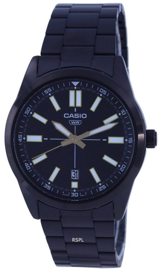 Casio Classic Analog Black Dial MTP-VD02B-1E MTPVD02B-1 Mens Watch