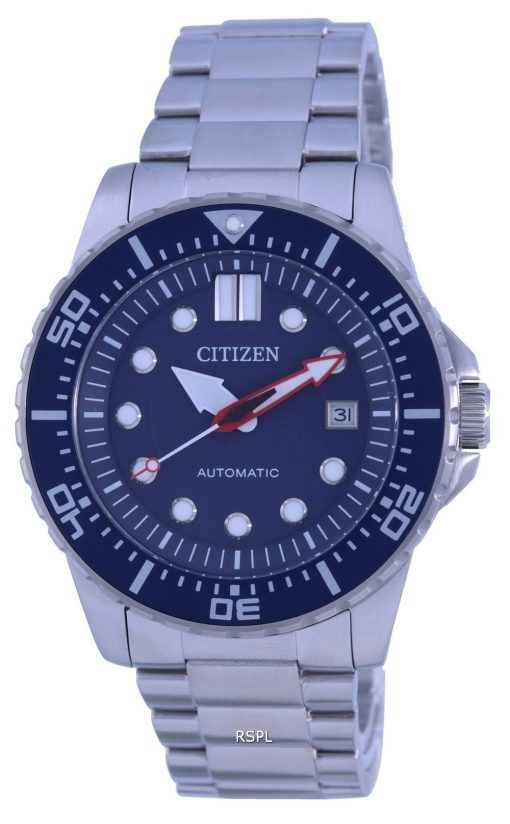 Citizen Blue Dial Stainless Steel Automatic NJ0121-89L 100M Mens Watch