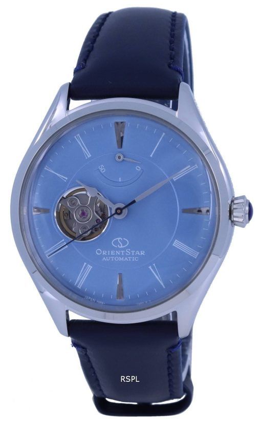 Orient Star Open Heart Blue Dial Automatic RE-AT0203L00B Mens Watch