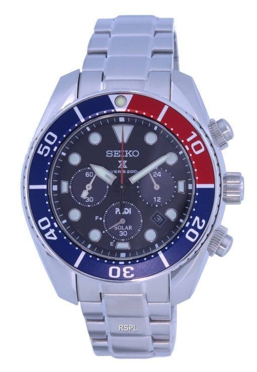 Seiko Prospex Padi Sumo Special Edition Chronograph Solar Divers SSC795 SSC795J1 SSC795J 200M Mens Watch