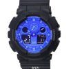 Casio G-Shock Analog Digital Blue Dial Quartz GA-100BP-1A GA100BP-1 200M Mens Watch