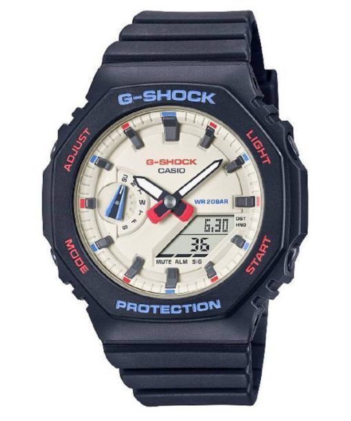 Casio G-Shock Tricolor Design Analog Digital Quartz GMA-S2100WT-1A GMAS2100WT-1 200M Womens Watch