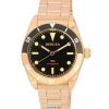 Invicta Pro Diver Zager Exclusive Rose Gold Tone Black Dial Automatic Divers 40490 200M Mens Watch