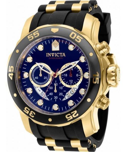 Invicta Pro Diver Scuba Chronograph Blue Dial Quartz 37229 100M Men's Watch