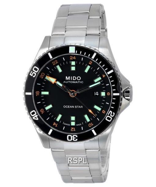 Mido Ocean Star GMT Black Dial Automatic Diver's M026.629.11.051.01 M0266291105101 200M Men's Watch