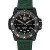 Luminox Master Carbon SEAL Green Rubber Strap Black Dial Swiss Automatic Divers XS.3877 200M Mens Watch