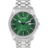 Citizen Peyten Stainless Steel Green Dial Eco-Drive BM7530-50X 100M Mens's Watch