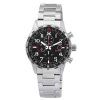 Citizen Eco-Drive Chronograph Stainless Steel Black Dial CA0790-83E 100M Mens Watch