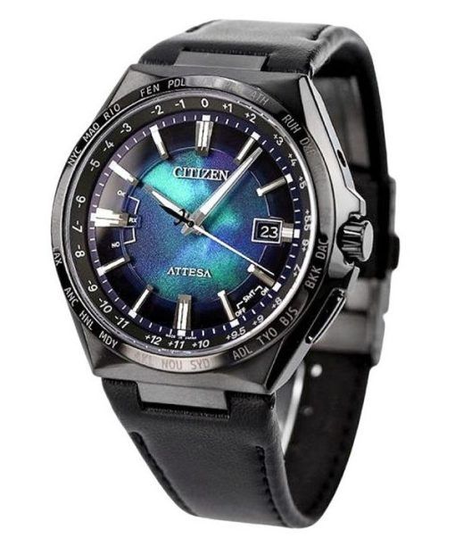 Citizen Attesa Atomic Timekeeping Super Titanium Blue Dial Eco-Drive CB0215-18L 100M Men's Watch