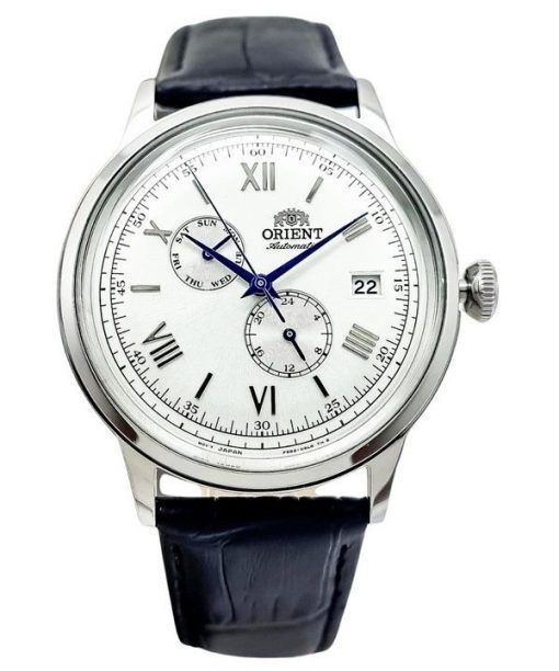 Orient Bambino Version 8 Classic Leather Strap White Dial Automatic RA-AK0701S10B Men's Watch