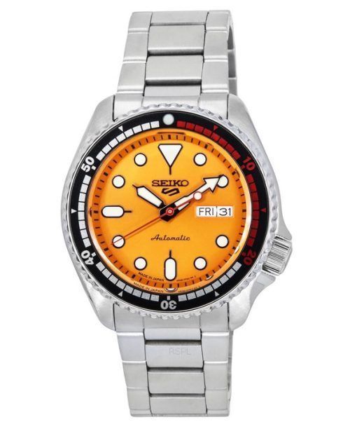 Seiko 5 Sports SKX 55th Anniversary Limited Edition Orange Dial 24 Jewels Automatic SRPK07J1 100M Mens Watch