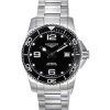 Longines HydroConquest Stainless Steel Black Dial Automatic Diver's L3.741.4.56.6 300M Men's Watch